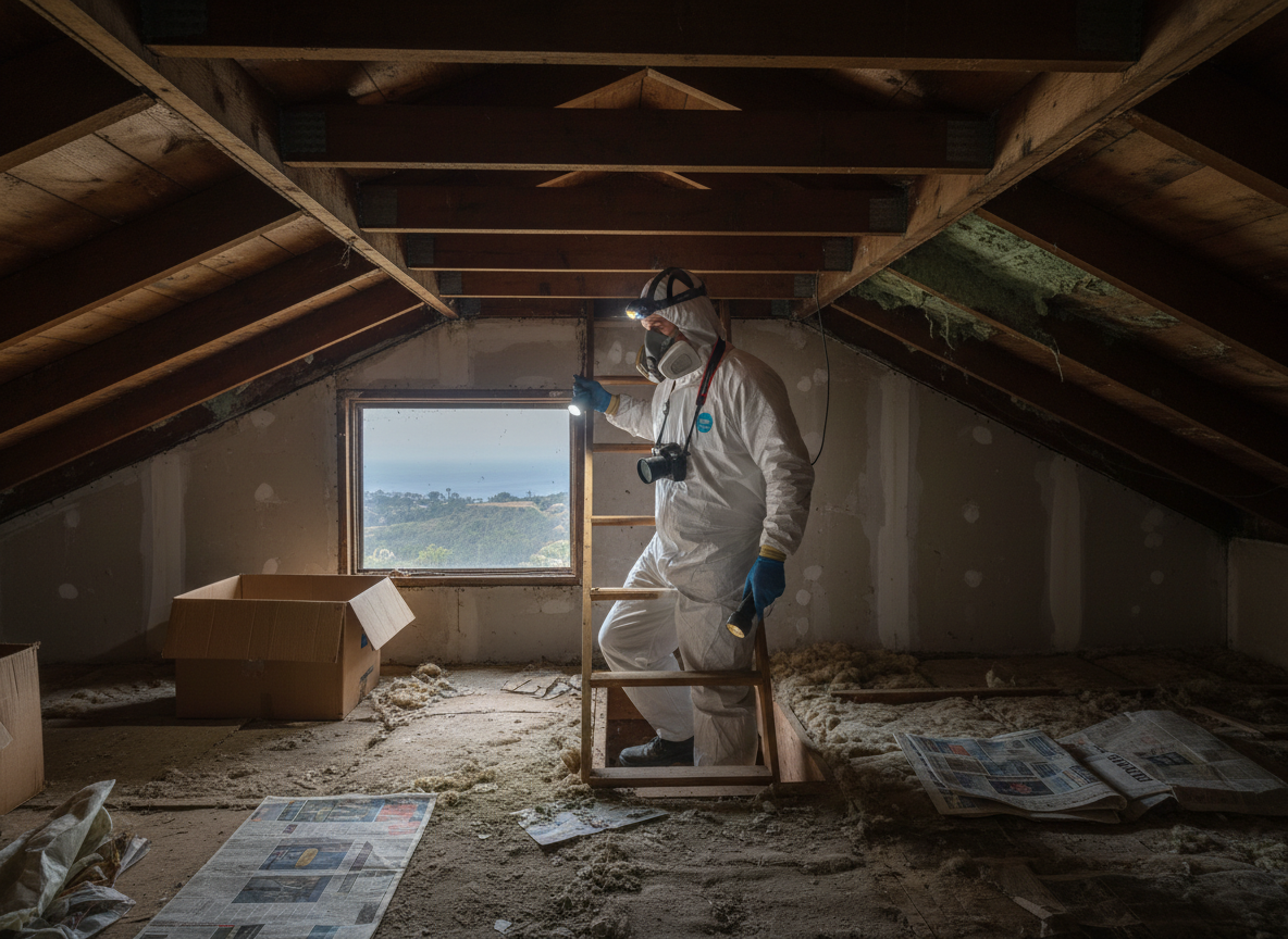 Step By Step Attic Inspection For Rancho Palos Verdes Homes Built Before 1990