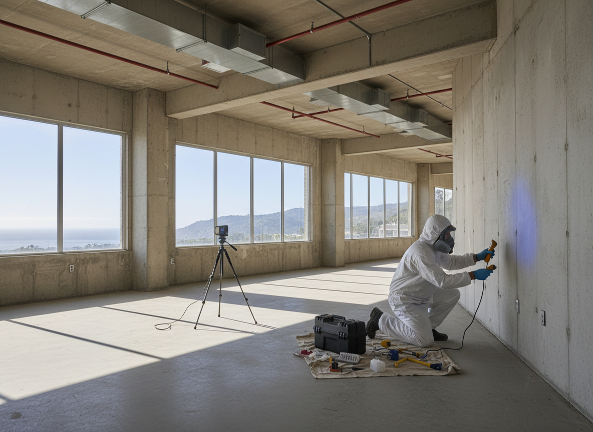 Commercial mold inspection in Rancho Palos Verdes