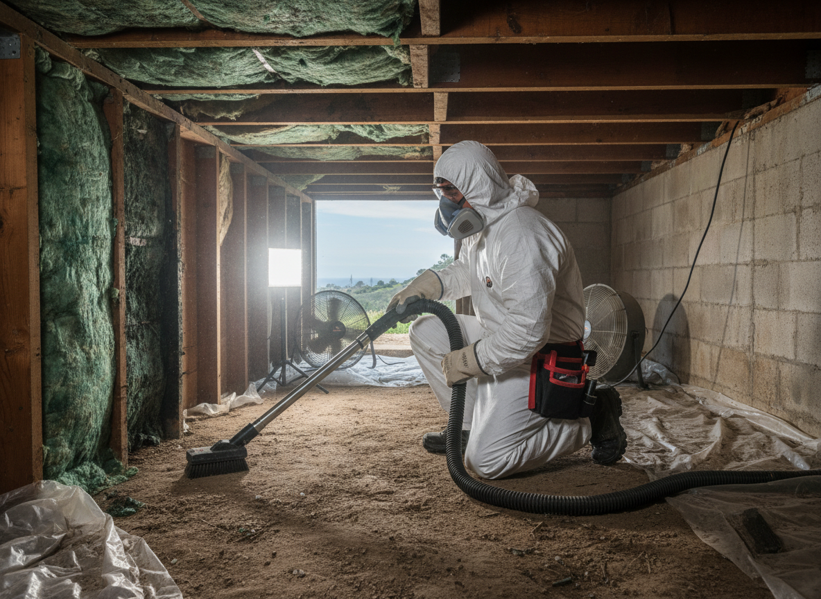 crawl space mold removal in Rancho Palos Verdes