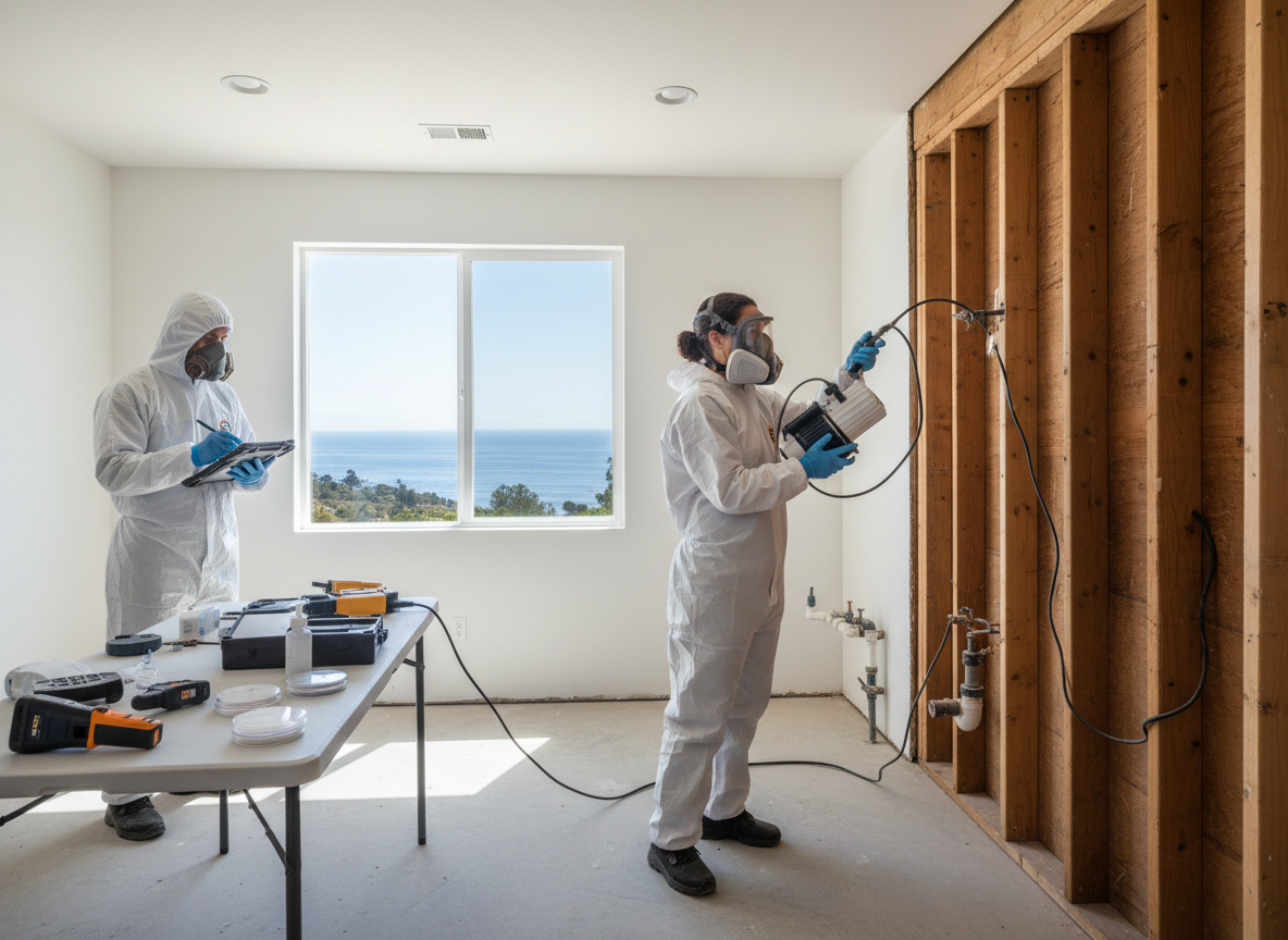 post remediation mold testing in Rancho Palos Verdes