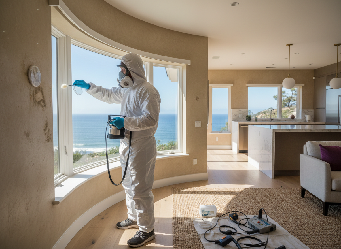 Residential mold testing in Rancho Palos Verdes