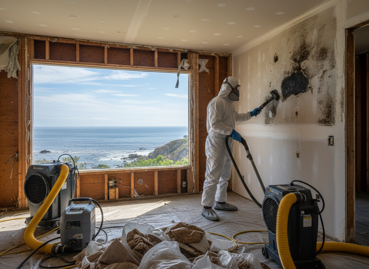 water damage mold remediation in Rancho Palos Verdes